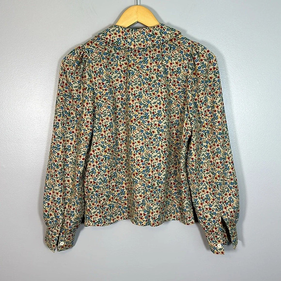 Cider Floral Button Down Blouse Size XS - Picture 6 of 9